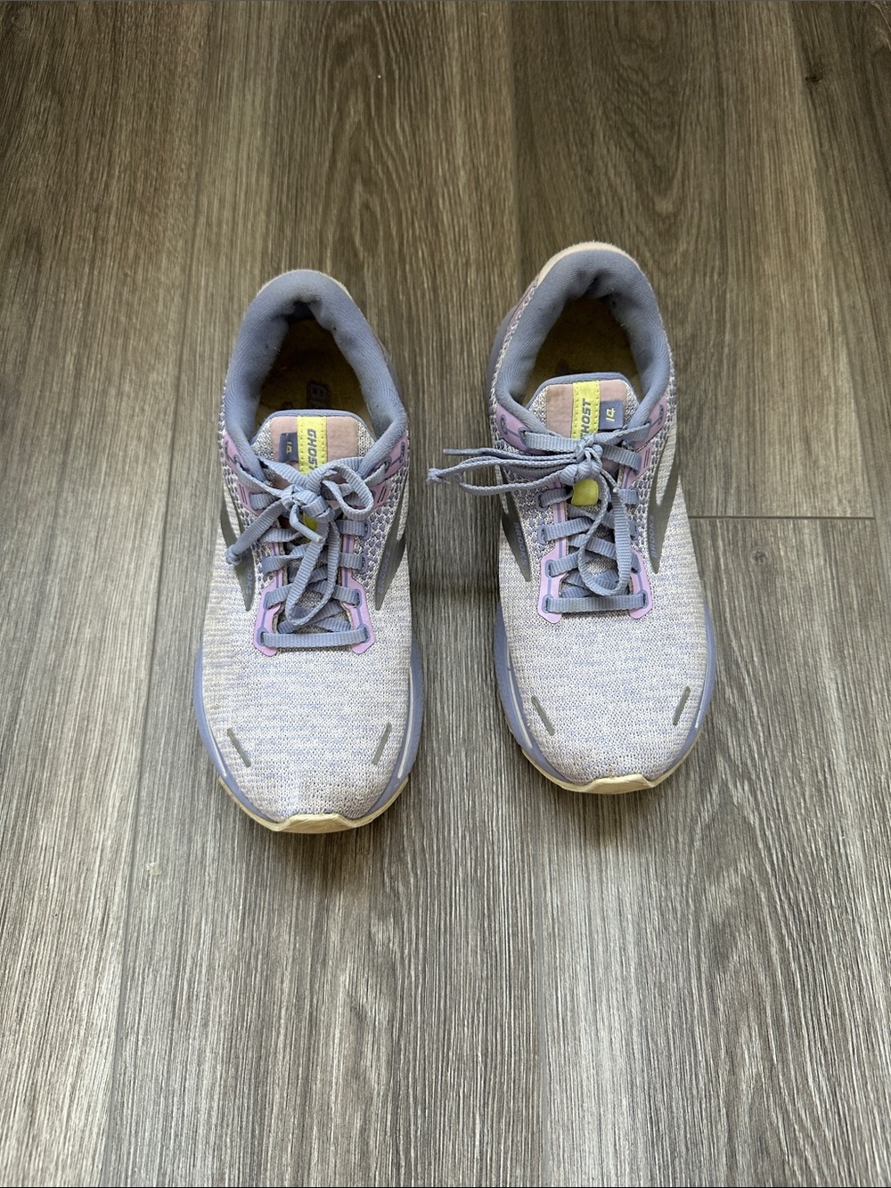 Brooks Women's Lavender and Gray Running Sneakers
